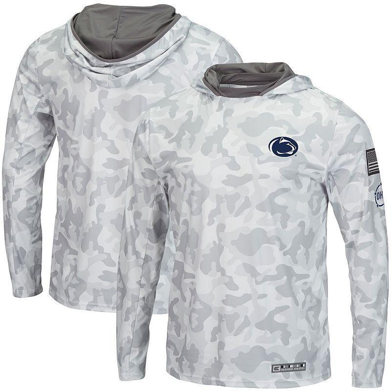 Men's Colosseum Arctic Camo Florida State Seminoles OHT Military Appreciation Long Sleeve Hoodie Top, Size: 3XL, Team Product Image