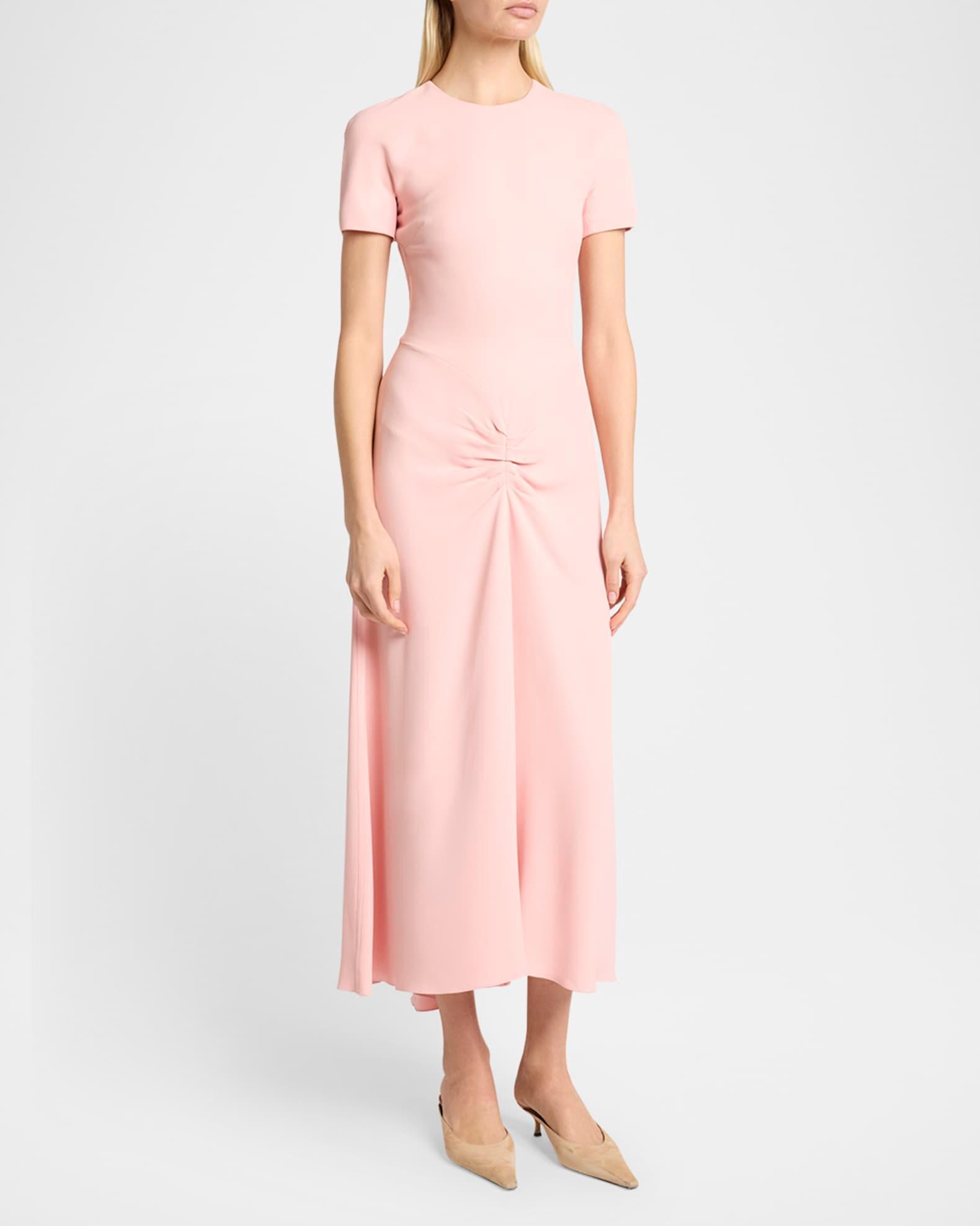 Gathered T-Shirt Midi Dress Product Image