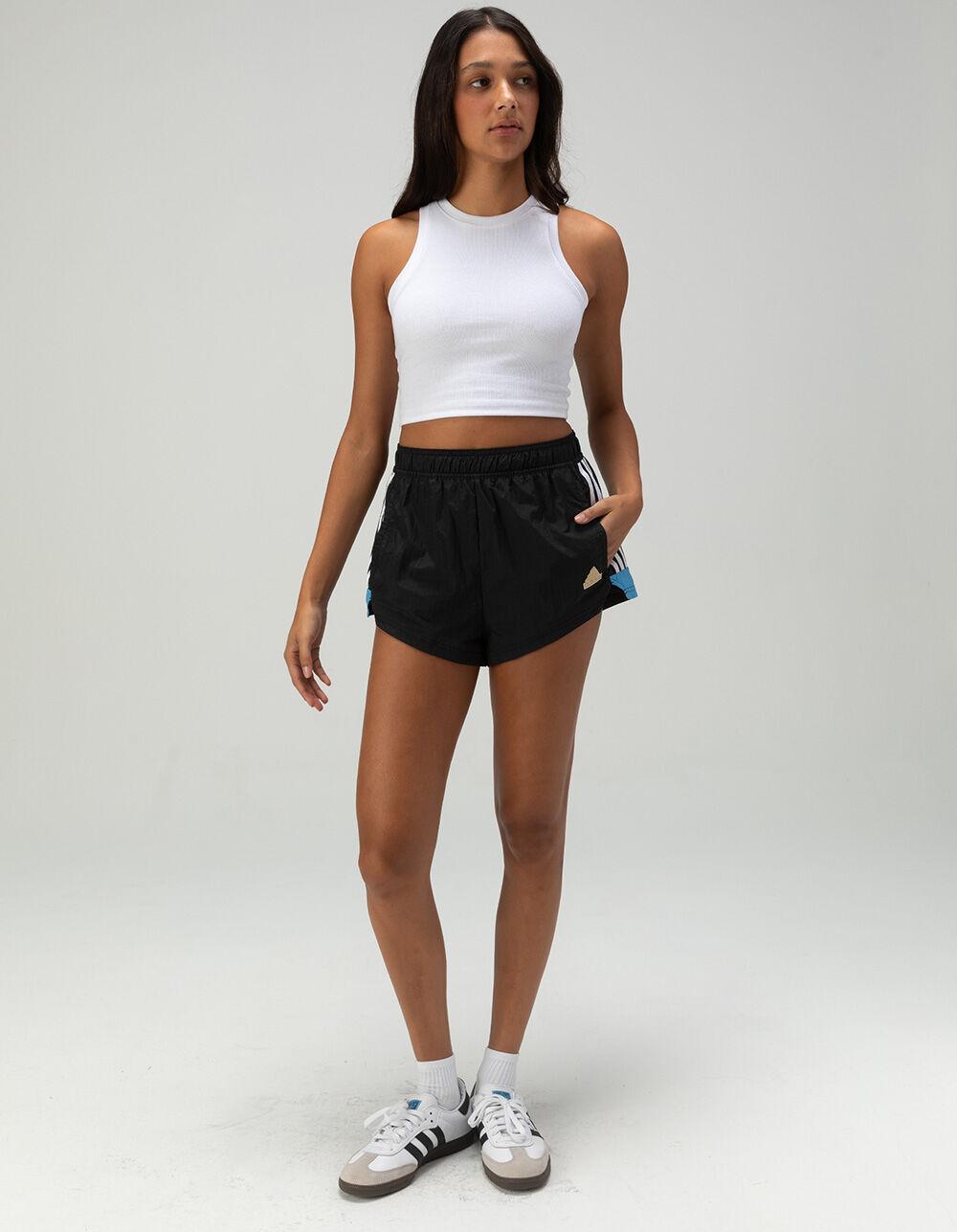 ADIDAS Tiro Cut 3-Stripes Womens Shorts - BLACK Product Image