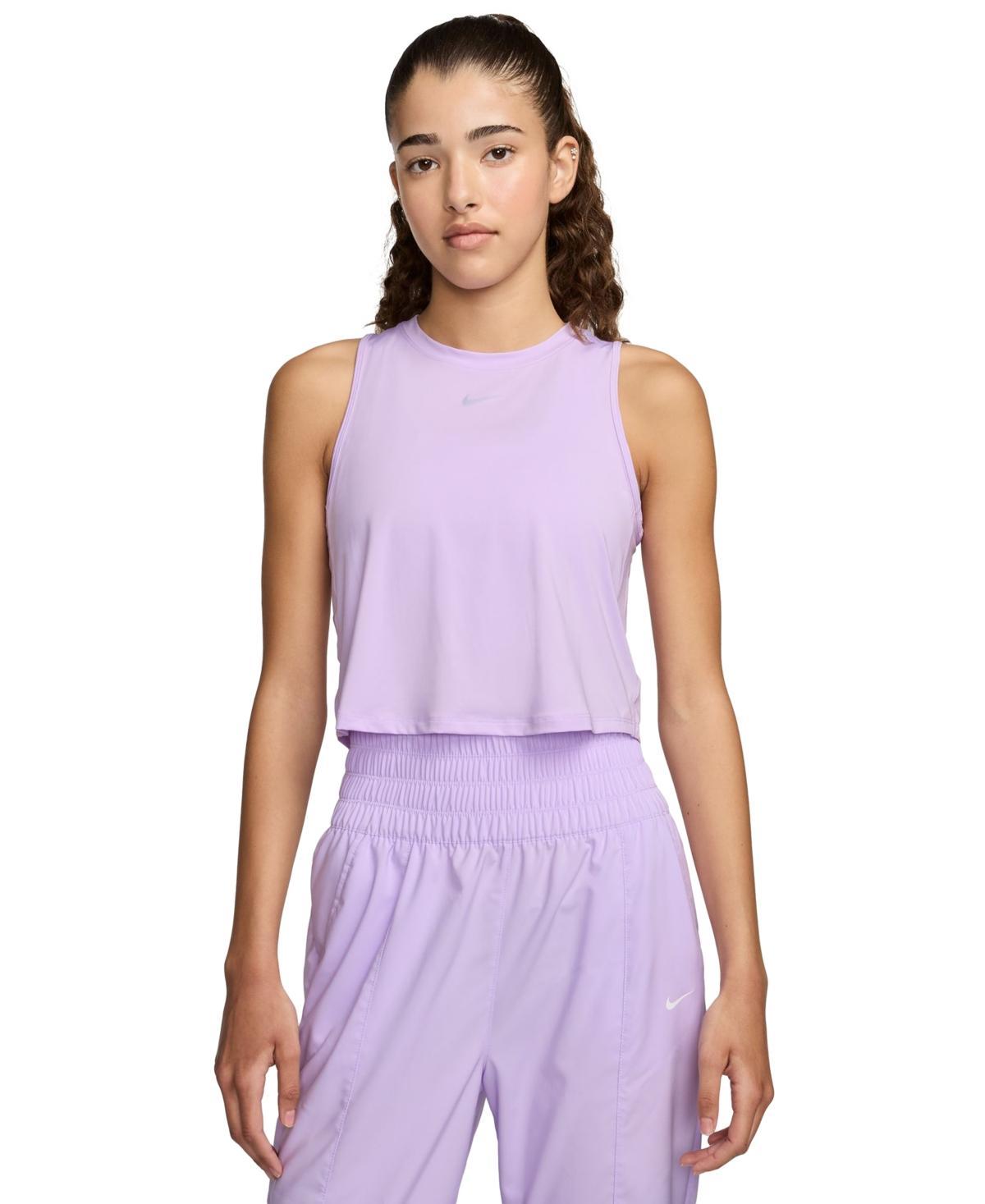 Womens Nike One Classic Dri-FIT Cropped Tank Top Product Image
