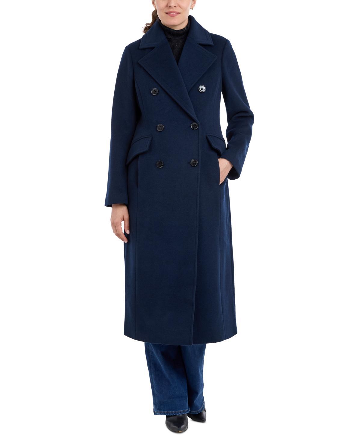 Michael Michael Kors Womens Double-Breasted Maxi Coat Product Image