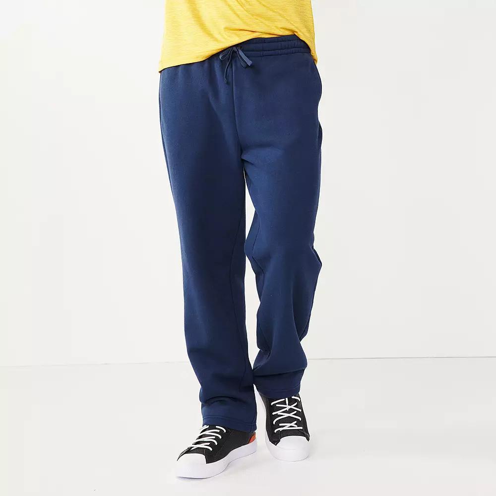 Men's Tek Gear® Ultra Soft Fleece Pants, Size: XXL, Dress Blues Product Image