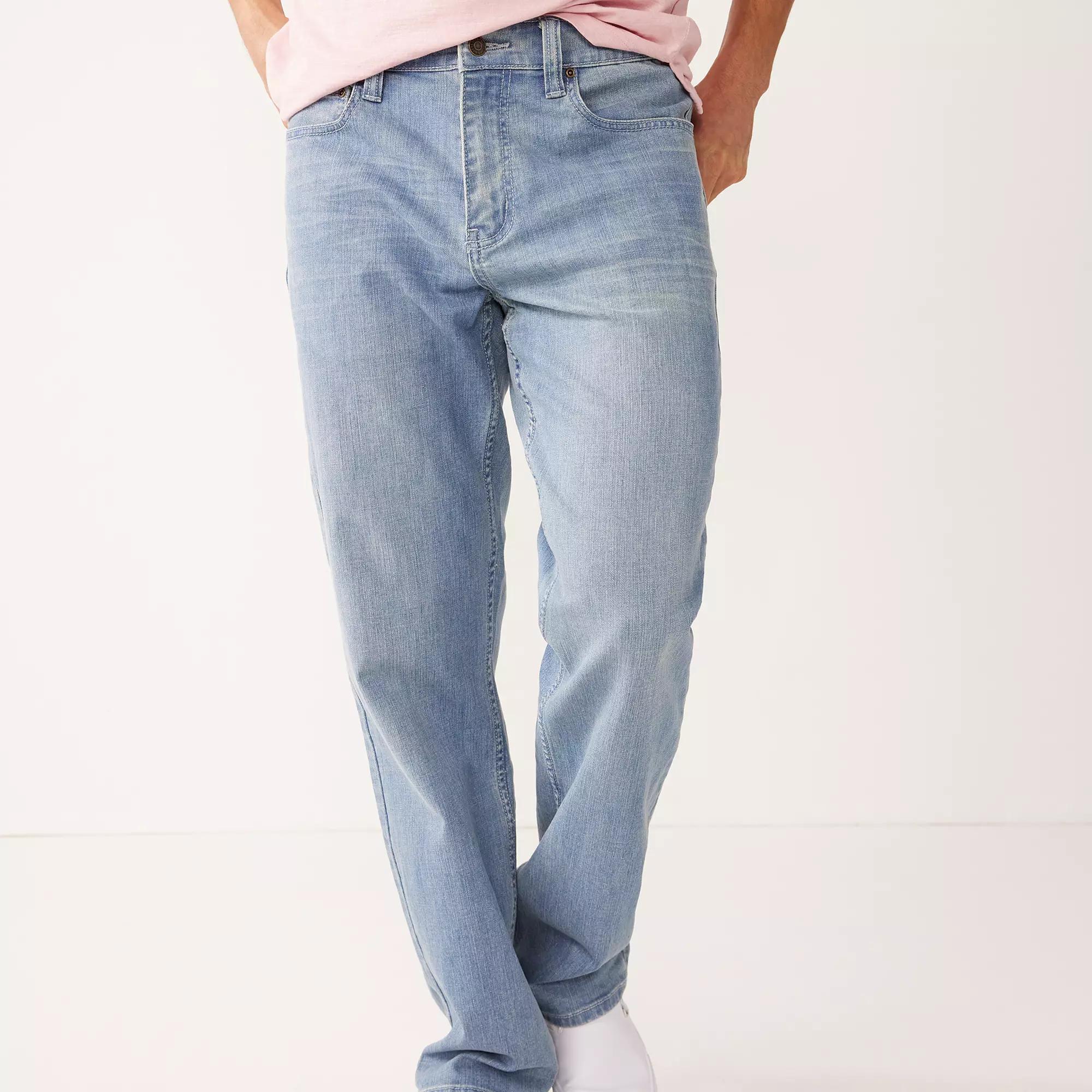 Men's Sonoma Goods For Life® Relaxed-Fit Everyday Jean, Size: 34 X 32, Light Blue Product Image