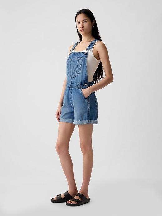 Denim Shortalls Product Image