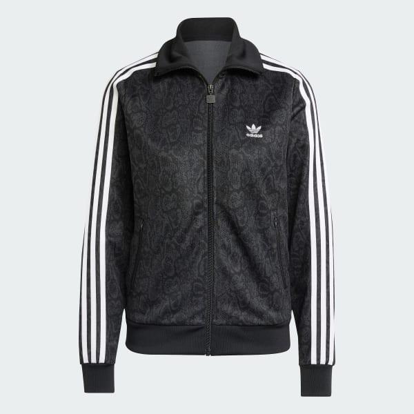 adidas Snake Firebird Track Top Black XS Womens Product Image