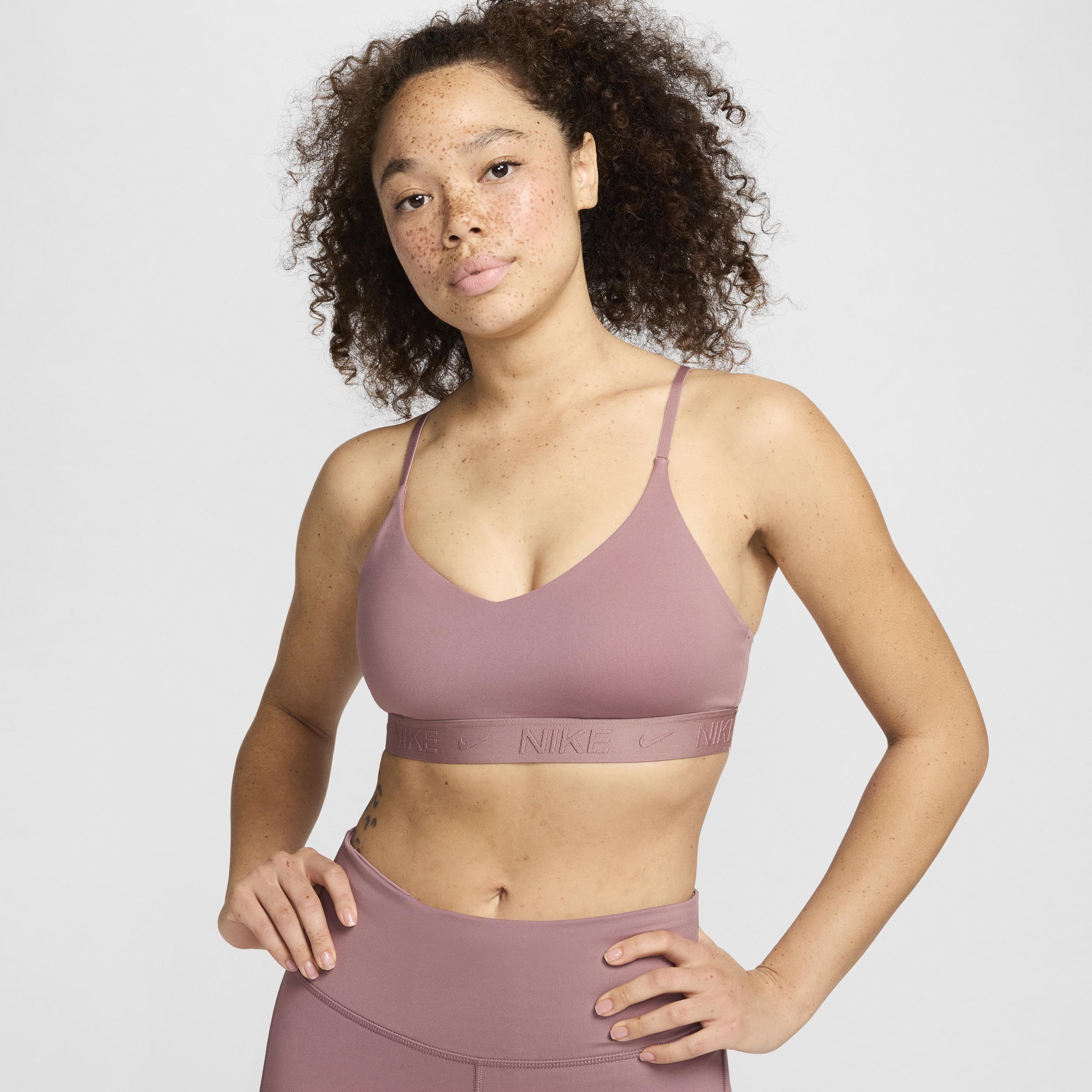 Nike Womens Nike Dri-FIT Indy Bra - Womens Smokey Mauve Product Image