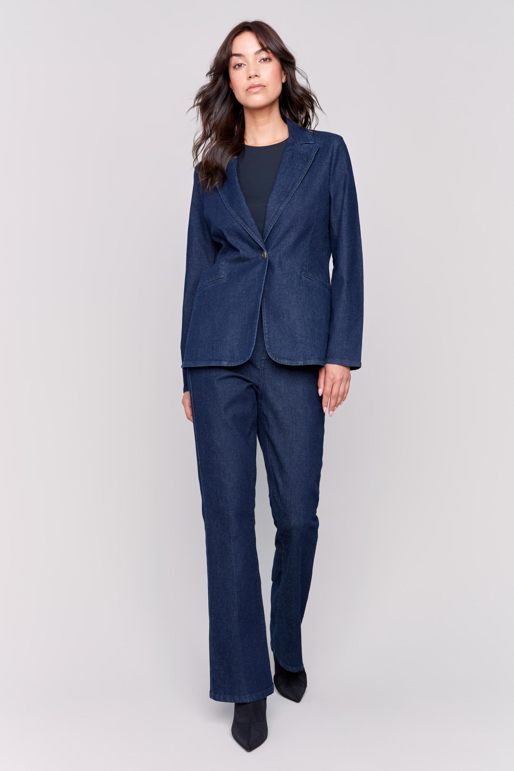 Raw Denim Dressy Jacket Product Image