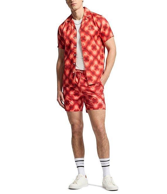 Psycho Bunny Paros Tencel Short Sleeve Woven Camp Shirt Product Image
