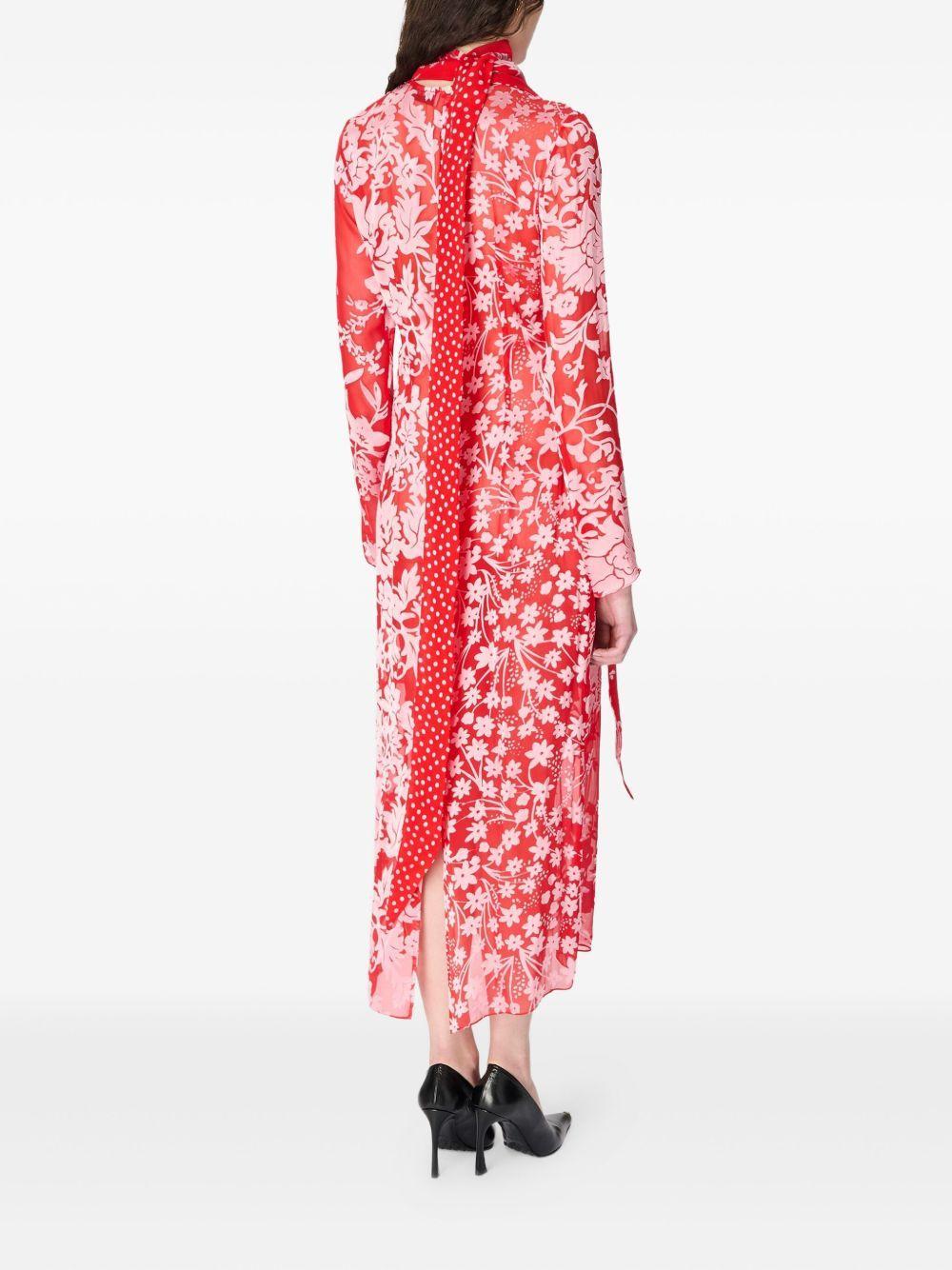 floral-polka dot print maxi dress Product Image