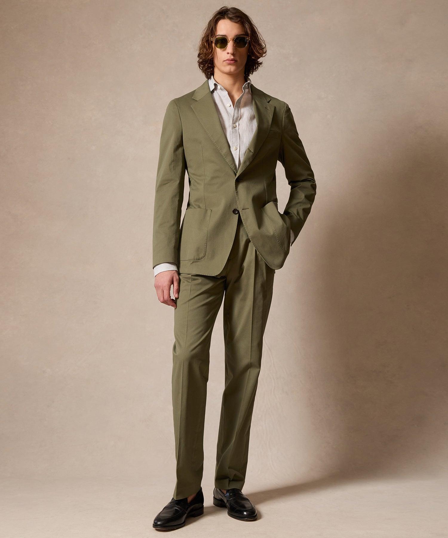 Italian Cotton Side Tab Trouser Product Image