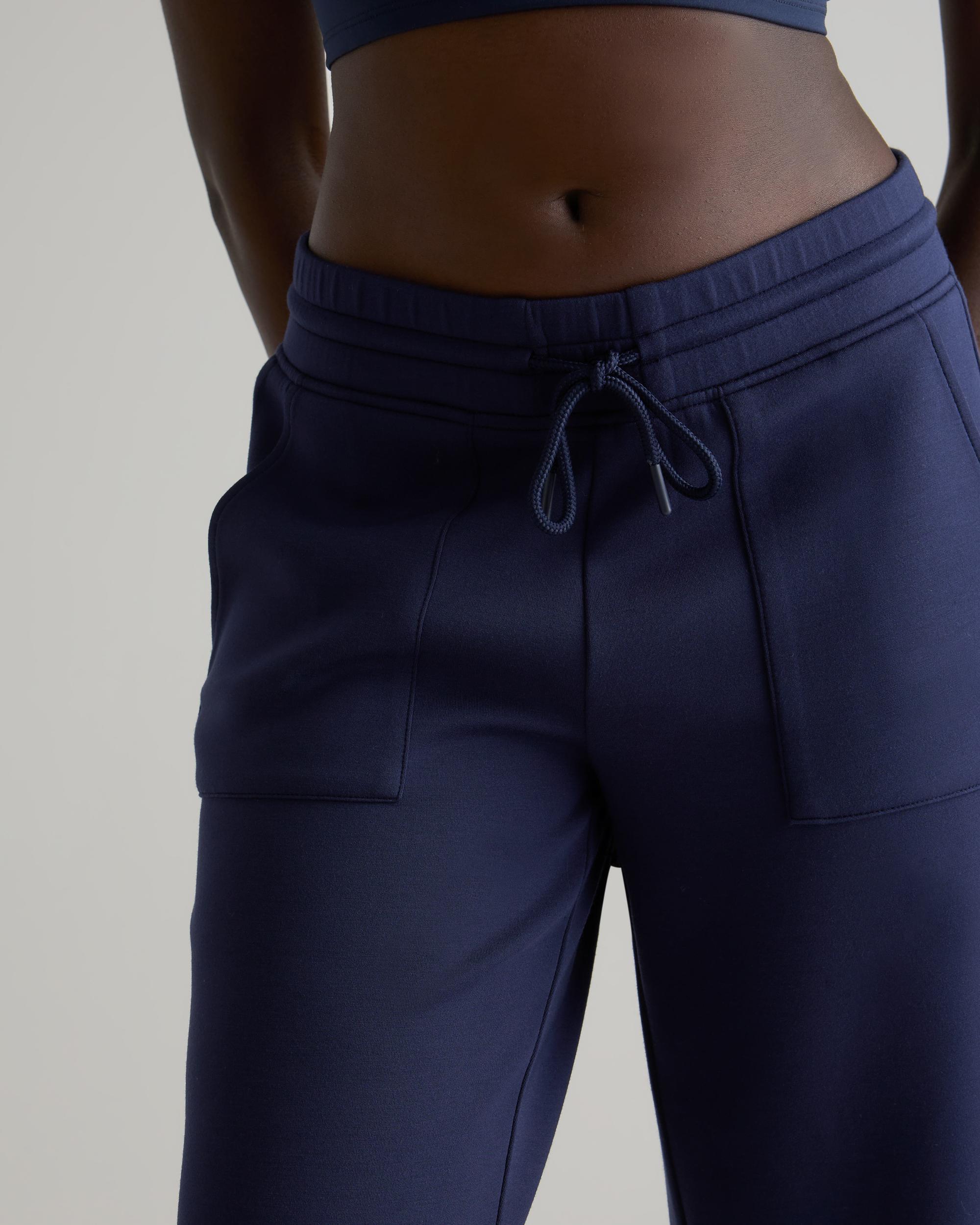 Quince | Women's CloudComfort High-Rise Cropped Sweatpant Tencel Product Image