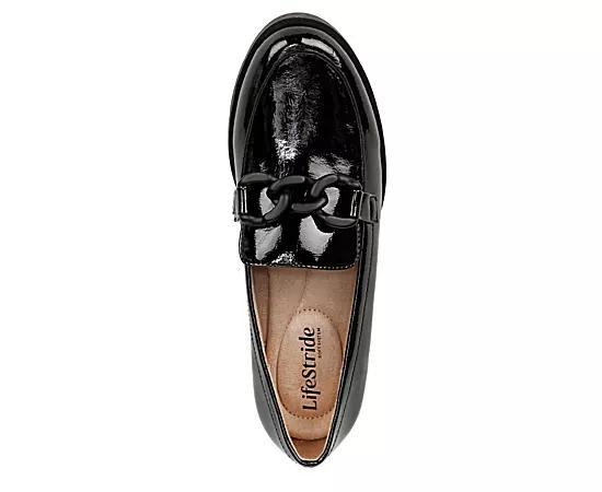 LifeStride London 2 Women's Loafers, Size: 5.5, Black Patent Product Image