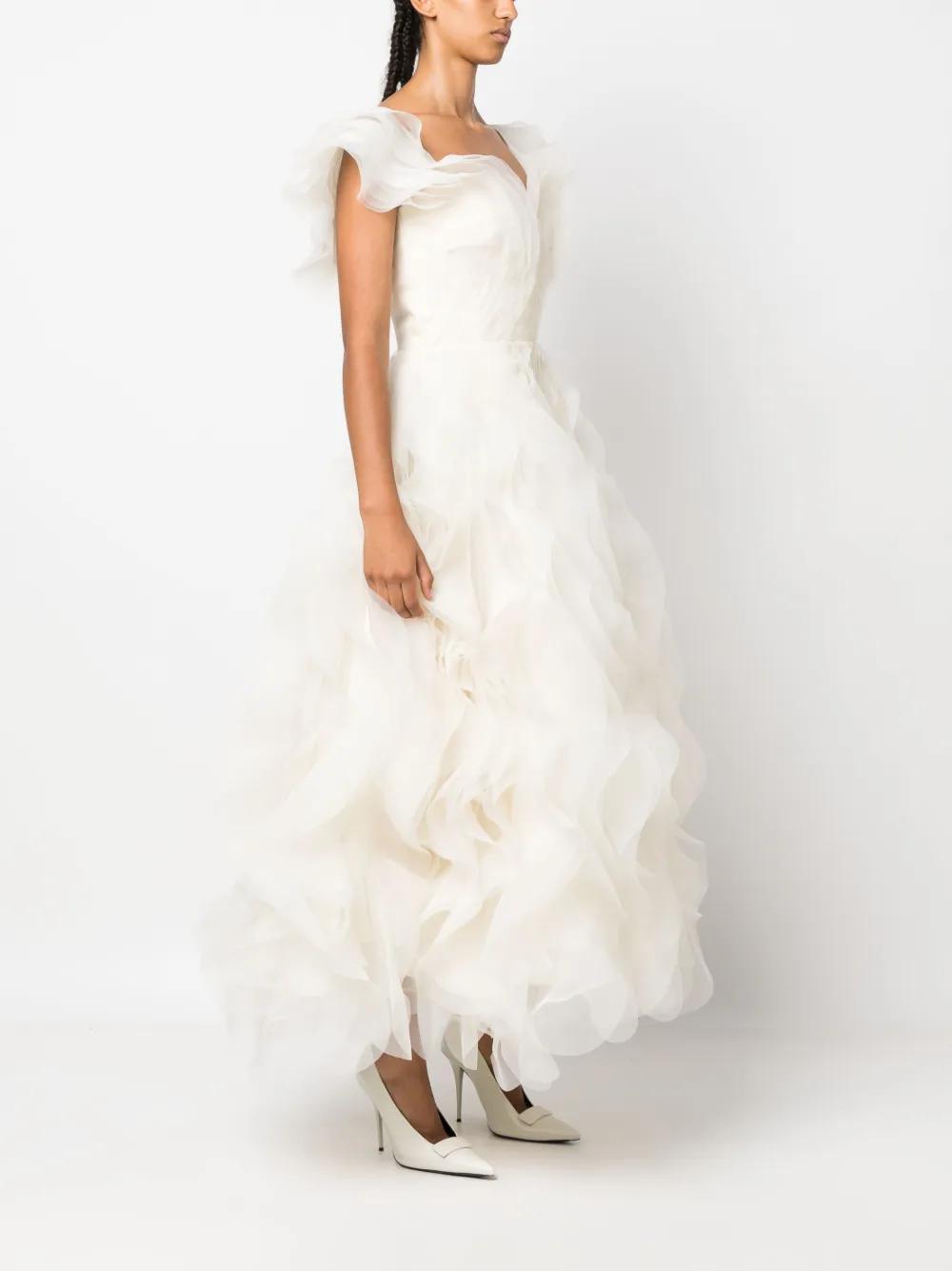 fully-ruffled maxi dress Product Image