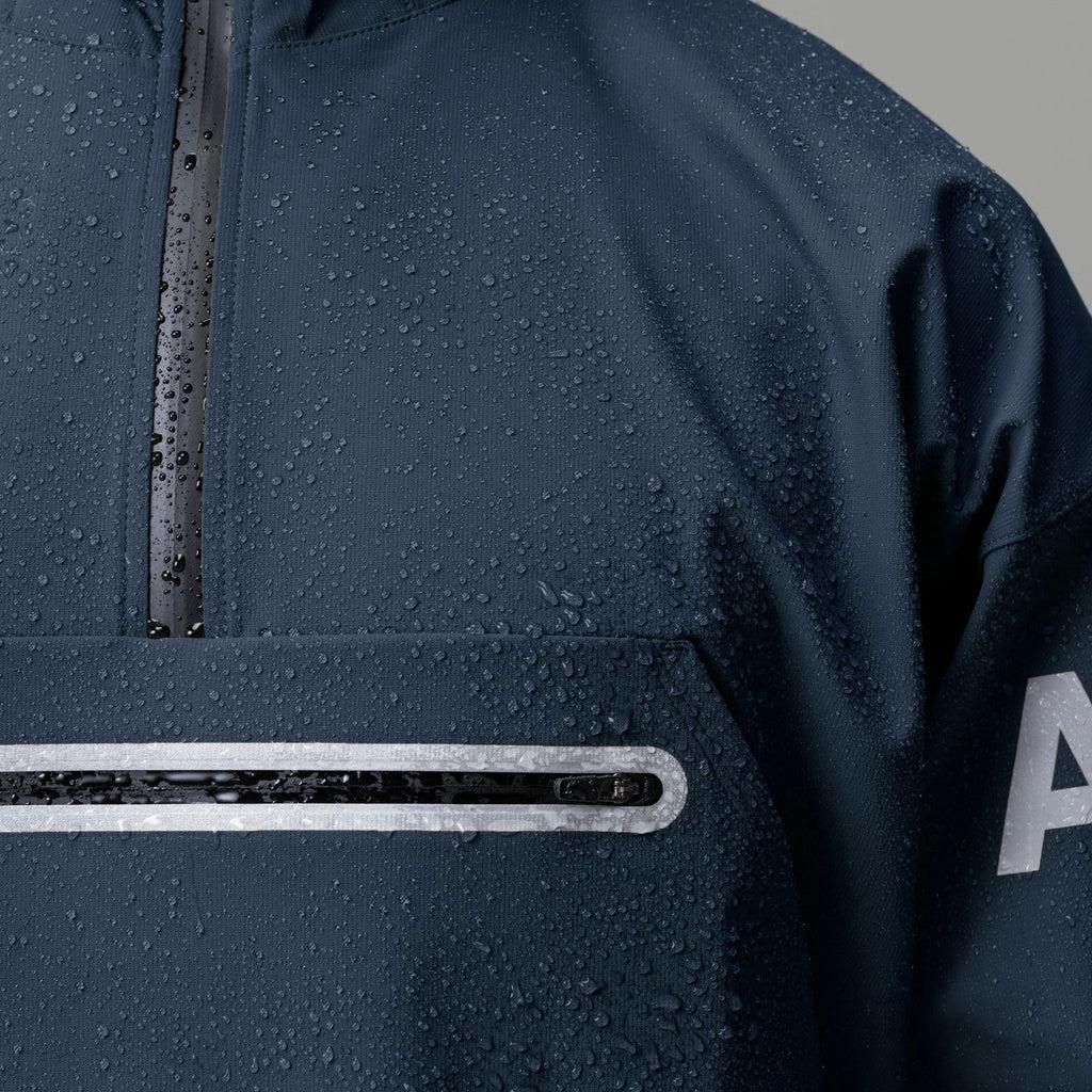 0717. Weather-Ready Anorak Jacket  - Navy Product Image