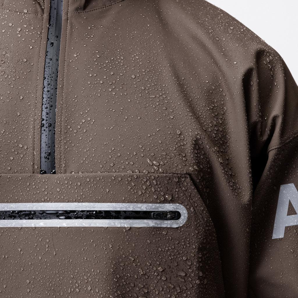 0717. Weather-Ready Anorak Jacket  - Deep Taupe Product Image