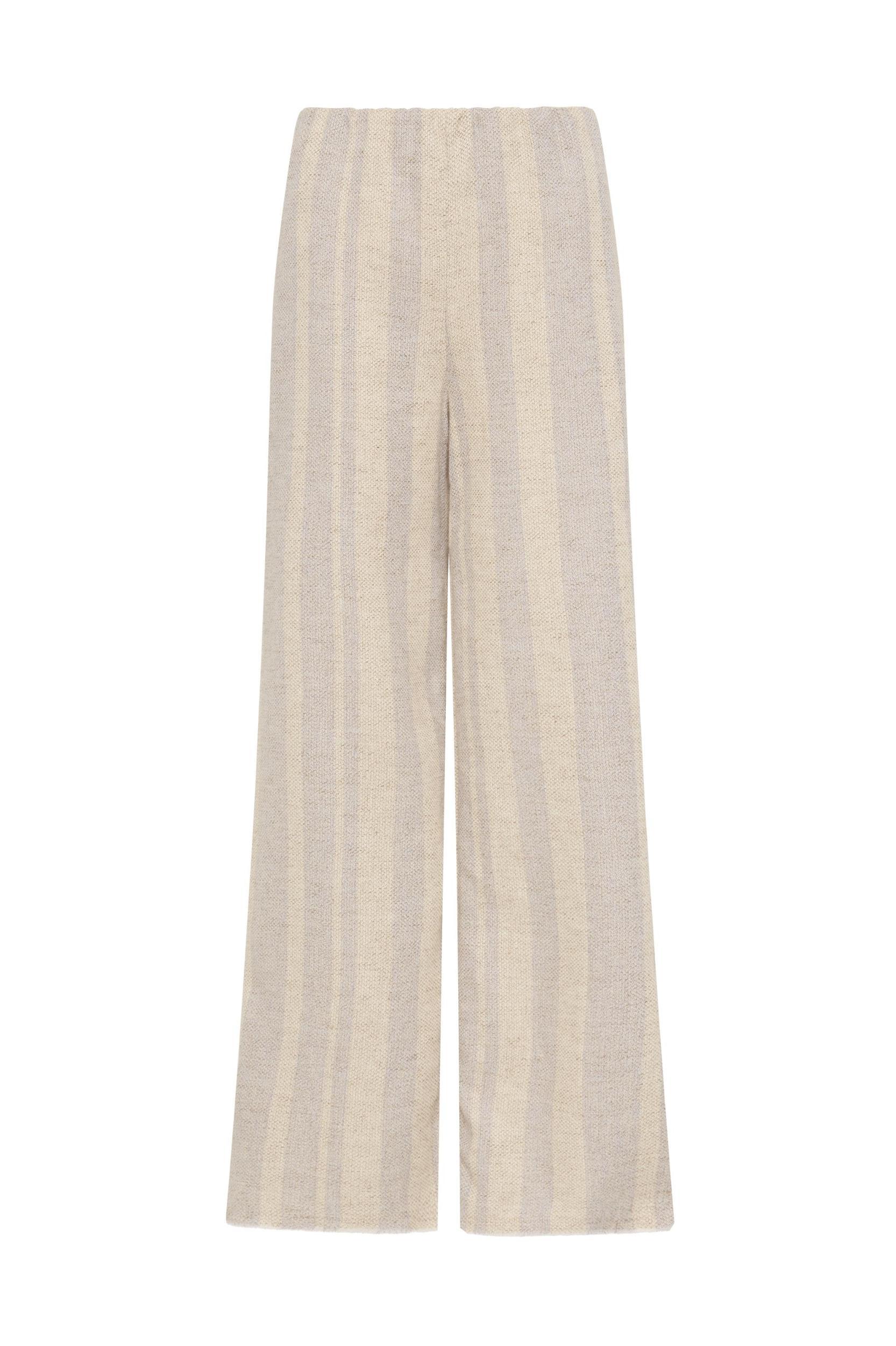 Sao Paulo Skirt Sand Sky Stripe - Final Sale Product Image
