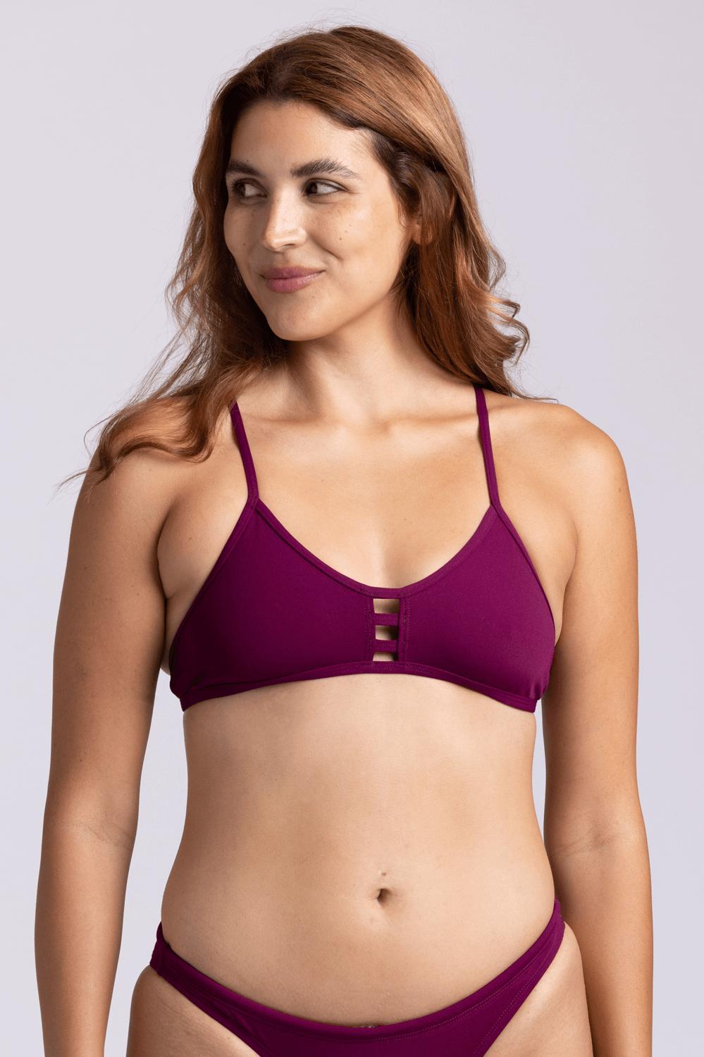 Vent Bikini Top - Pine Female Product Image