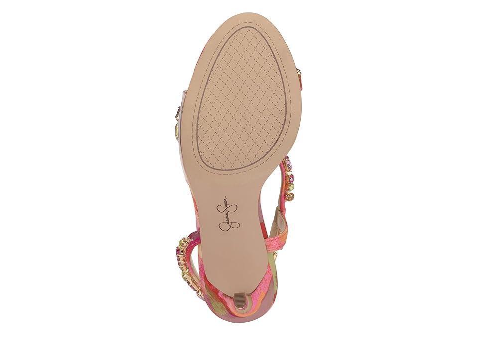 Jessica Simpson Womens Jaycin Barely-There Rhinestone Evening Sandals Product Image