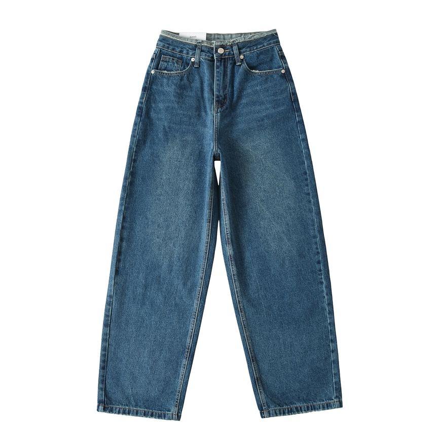 Washed Loose Fit Jeans Product Image