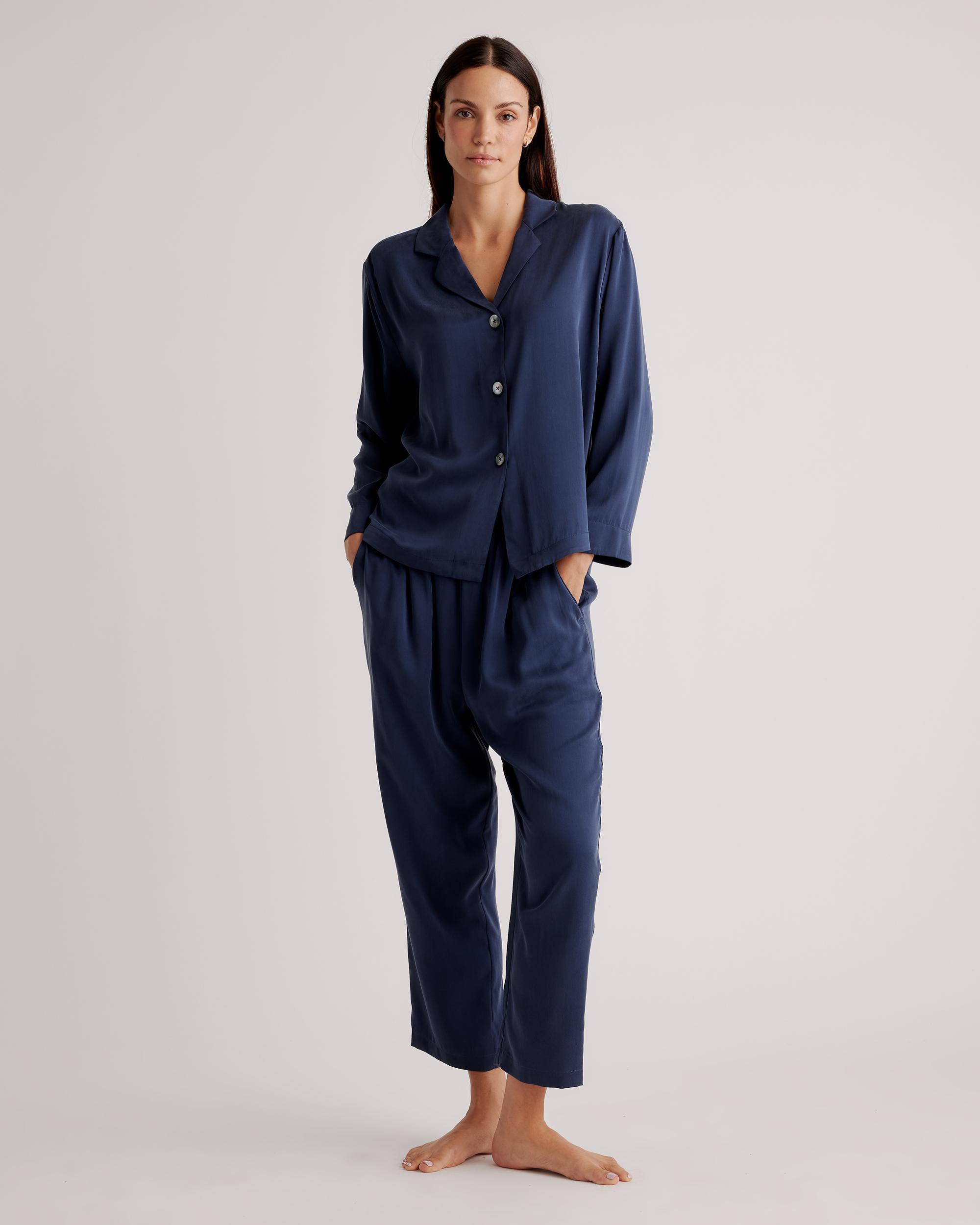Quince | Women's Pajama Long Sleeve Top Mulberry Silk Product Image