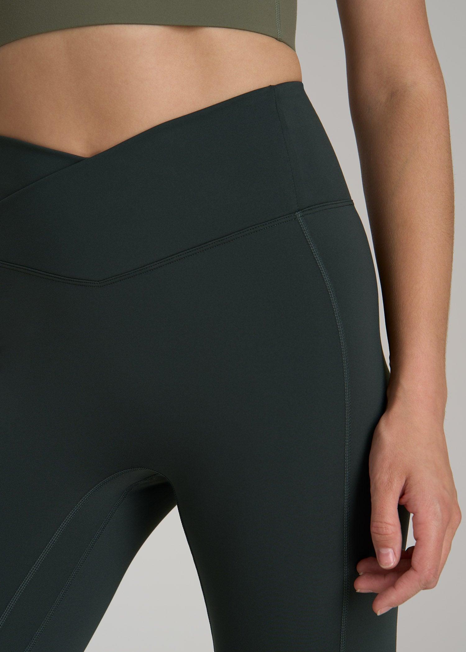 Balance Cross Over Leggings for Tall Women in Pine Grove Product Image