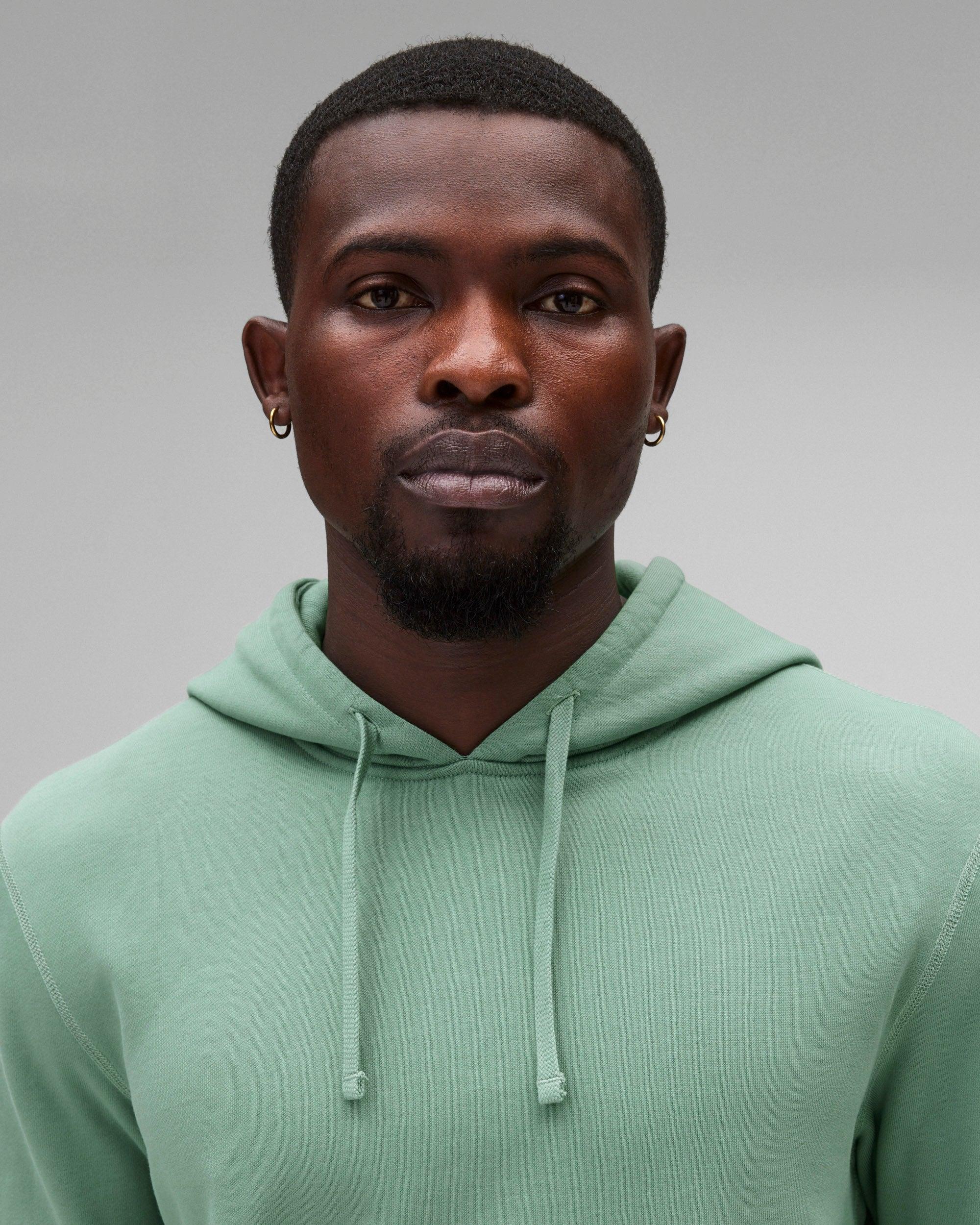Midweight Terry Slim Hoodie Male Product Image