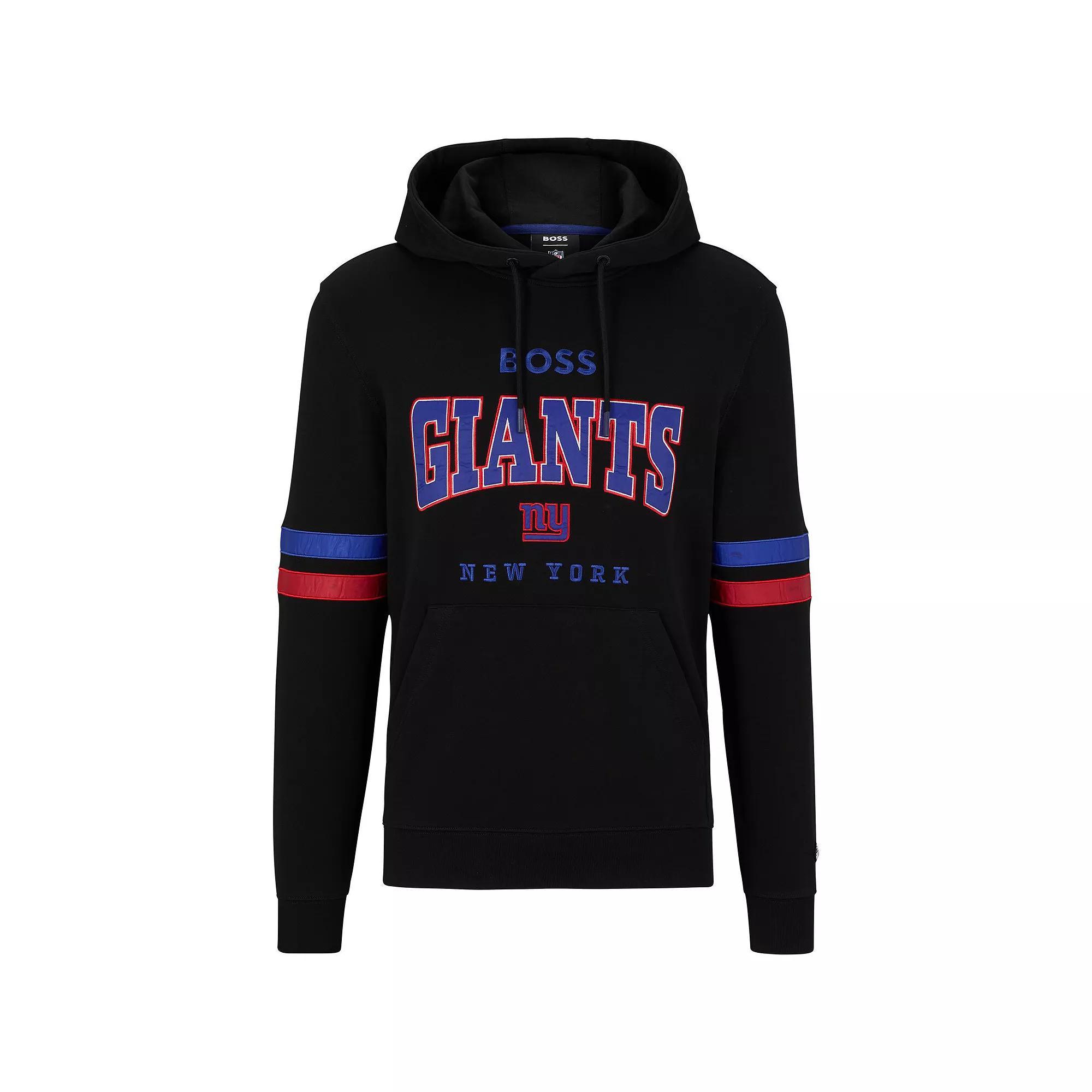 Men's BOSS X NFL  Black/White Las Vegas Raiders Touchdown Pullover Hoodie, Size: Small, Lvr Black Product Image
