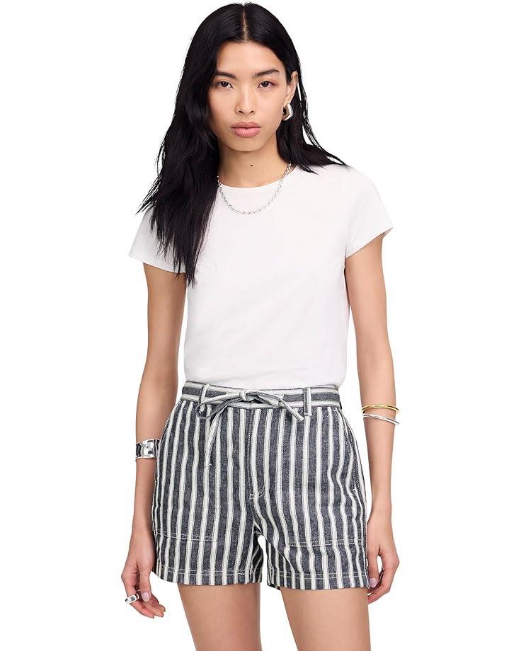 Pull-On Drawstring Shorts in 100% Linen Product Image