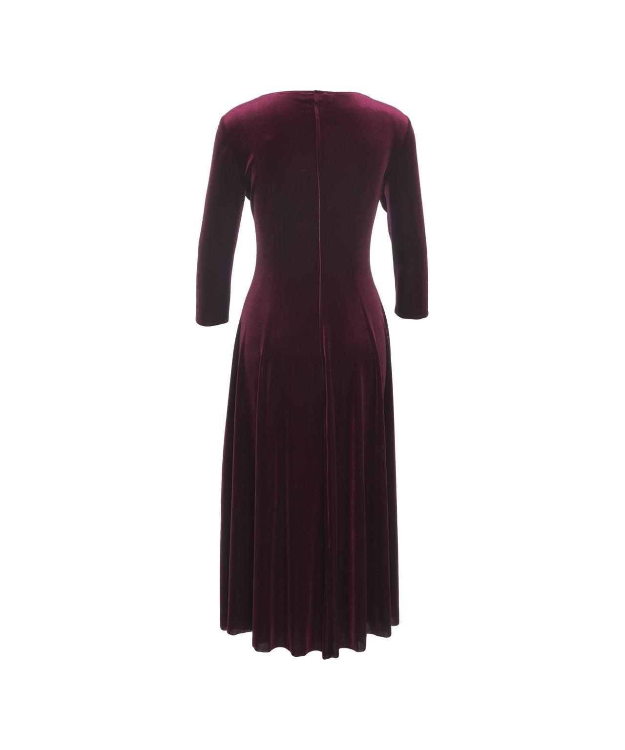 Velvet maxi dress Product Image