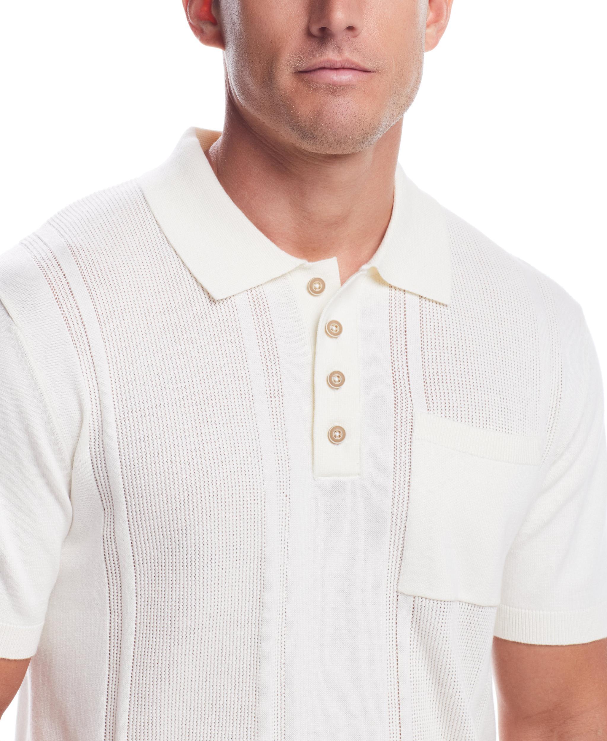 Weatherproof Vintage Men's Short Sleeves Polo Sweater Product Image