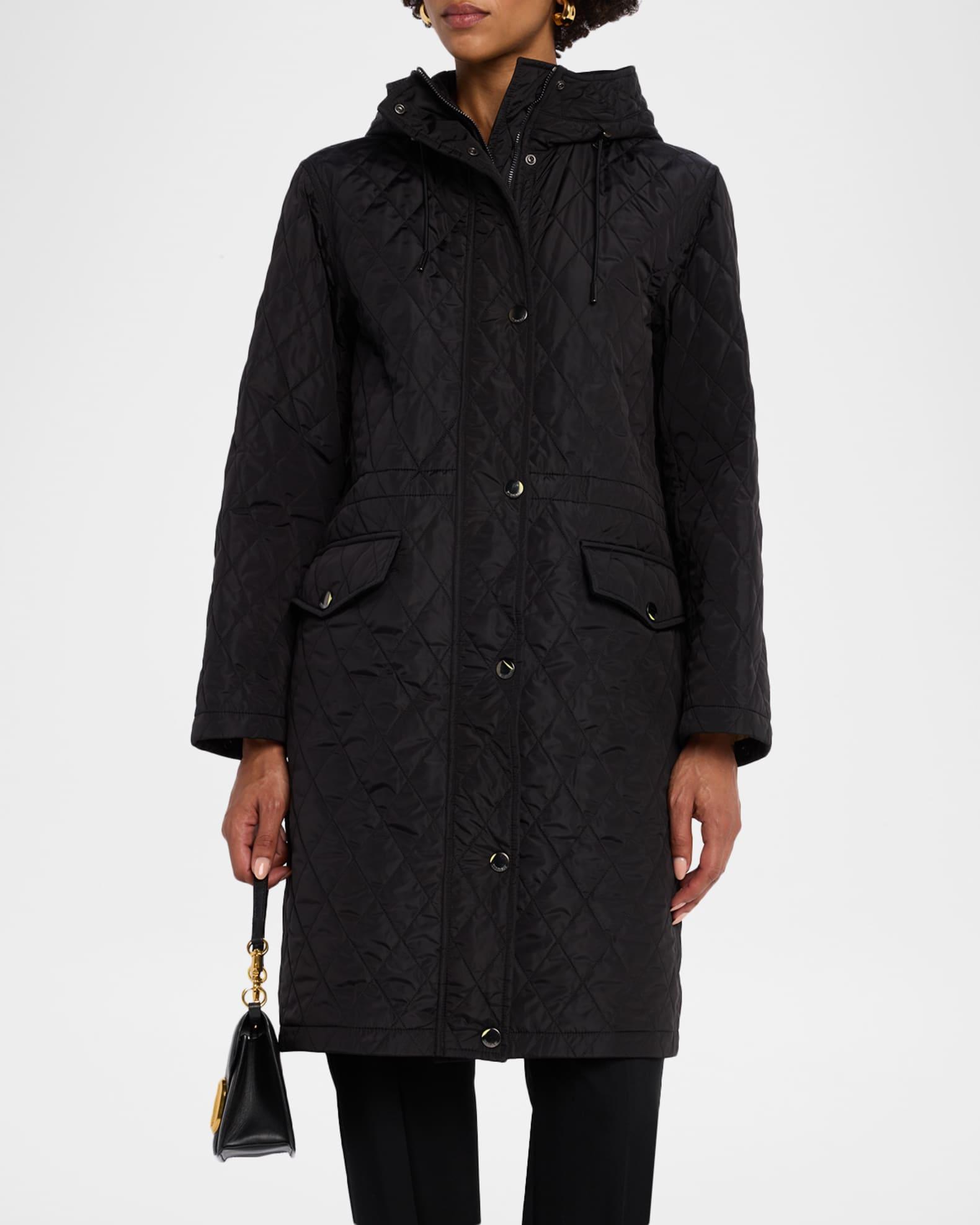 Hillgate Quilted Long Hooded Jacket Product Image