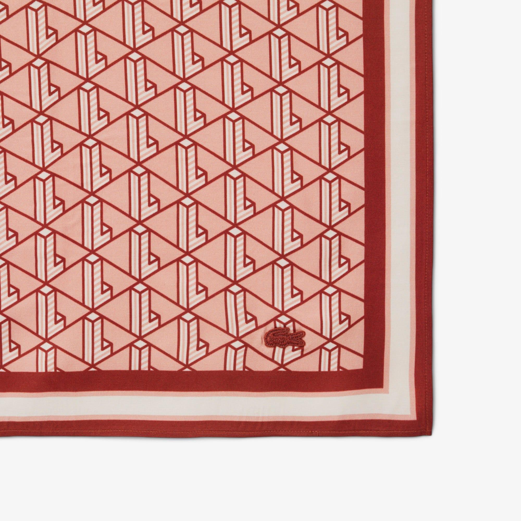 Monogram Print Scarf Product Image