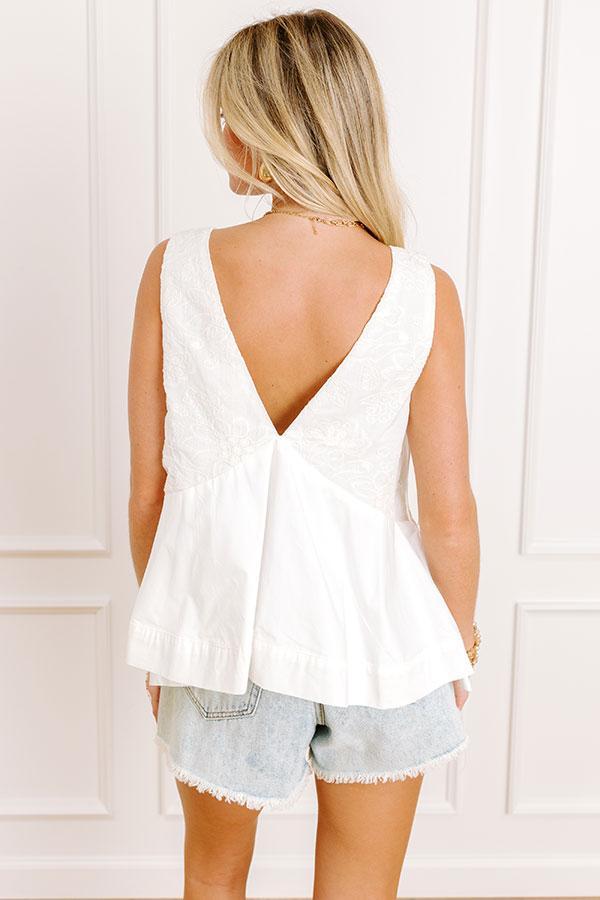 Picnic Pretty Embroidered Top Product Image