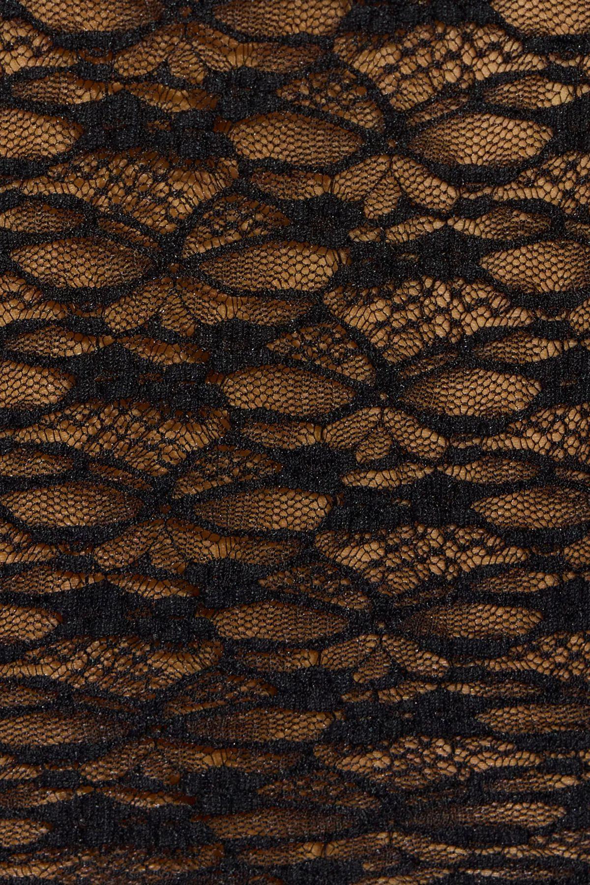Lace Boatneck Long Sleeve Top Product Image