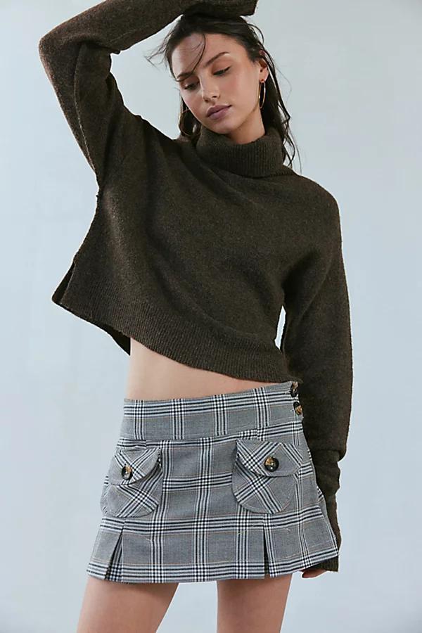 Urban Outfitters UO Jillian Pleated Micro Mini Skort Womens at Urban Outfitters Product Image
