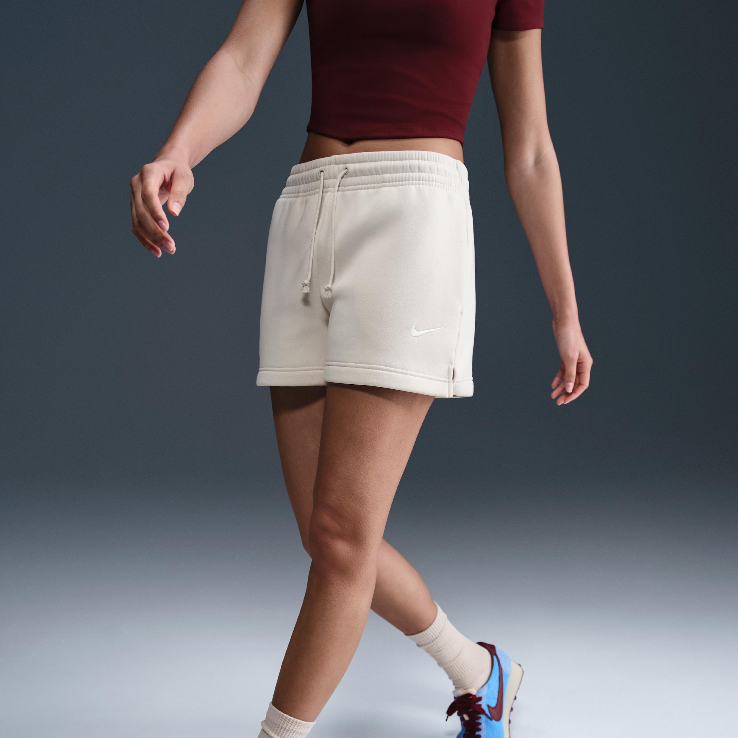 Women's Nike Sportswear Phoenix Fleece Mid-Rise 4" Shorts Product Image