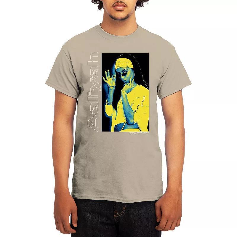 Men's Aaliyah Modern Two-Tone Sunglasses Tee, Size: XL, Turquoise Product Image