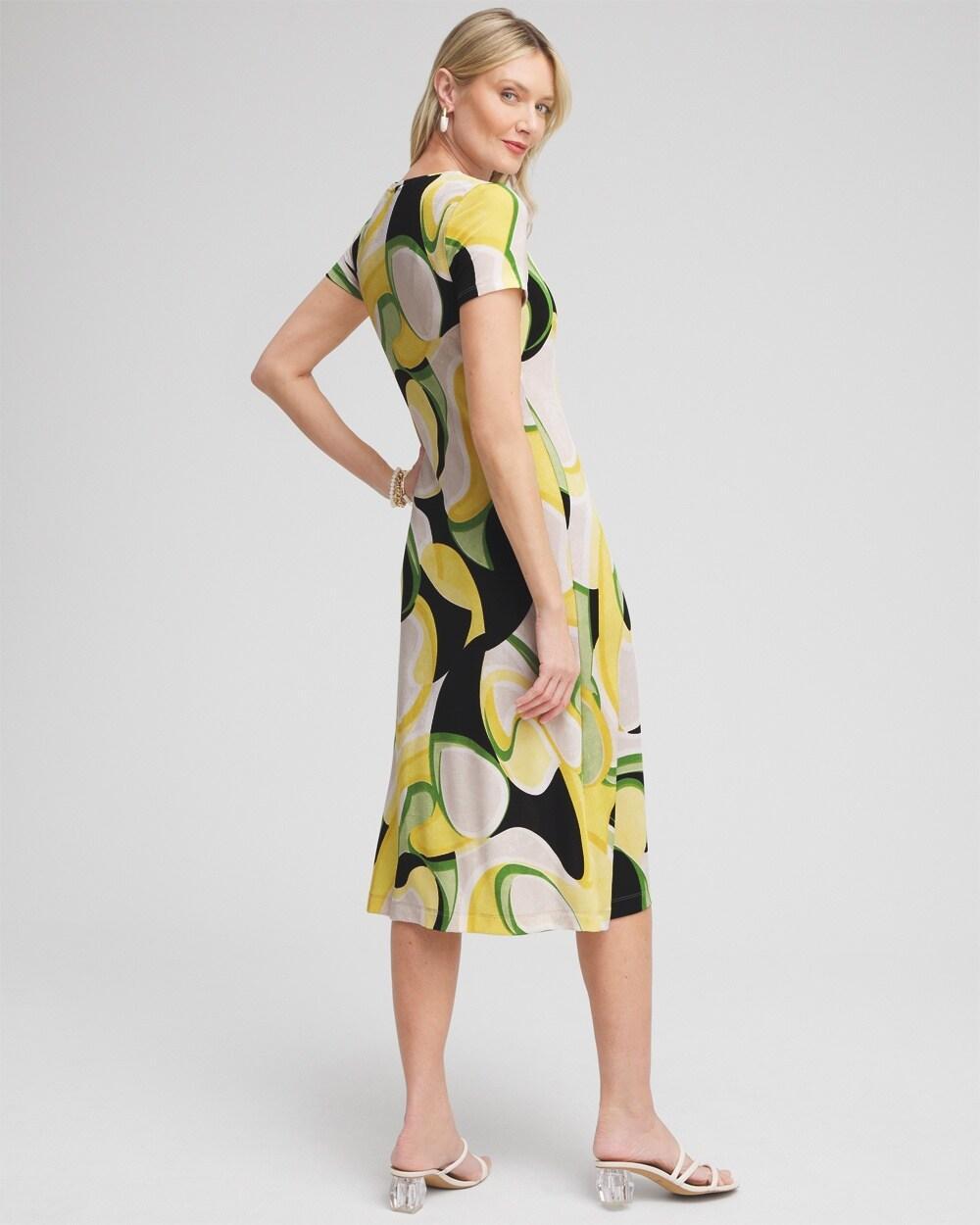 Travelers™ Abstract Cap Sleeve Maxi Dress Product Image