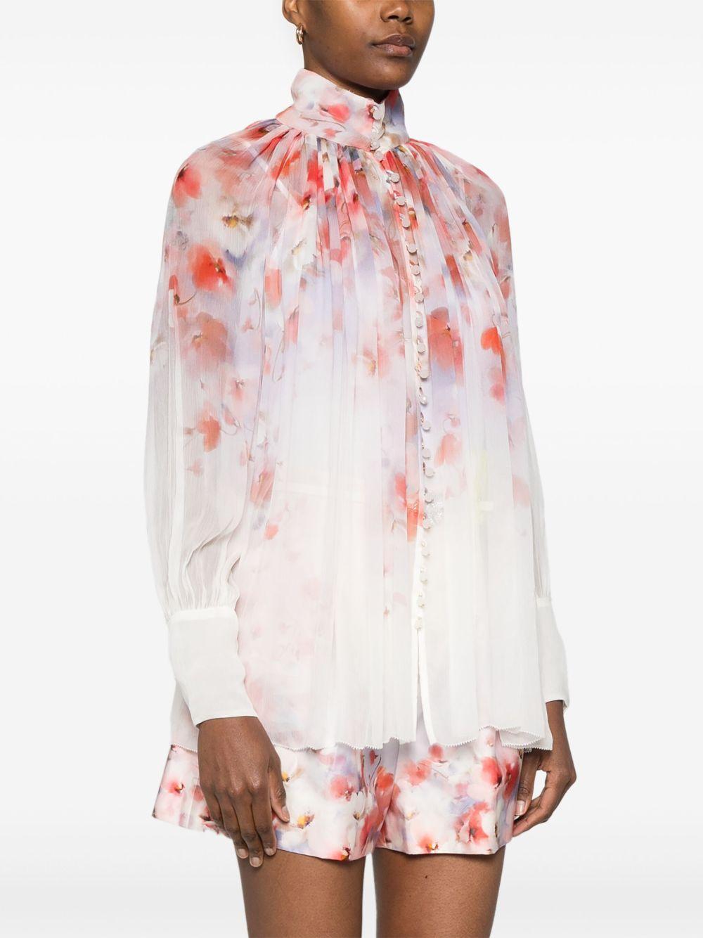 Crush smock blouse Product Image
