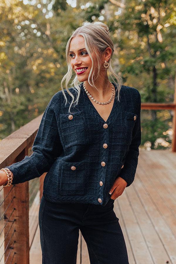 Soho Style Knit Cardigan Product Image