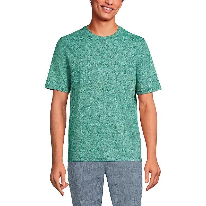 Men's Land's End Super-T Short Sleeve T-Shirt with Pocket, Size: XL, Rich Red Product Image