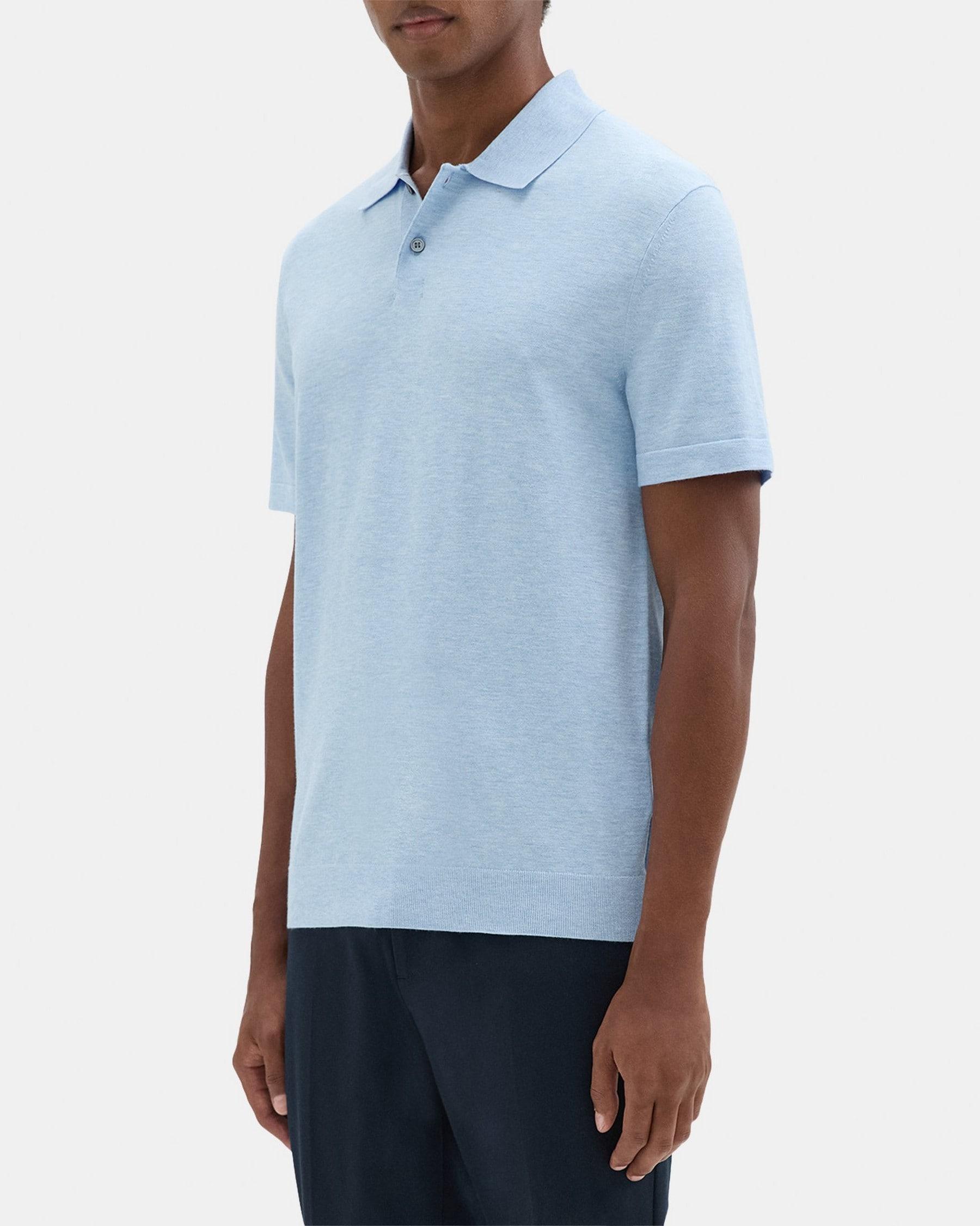 Polo Shirt in Stretch Viscose Product Image