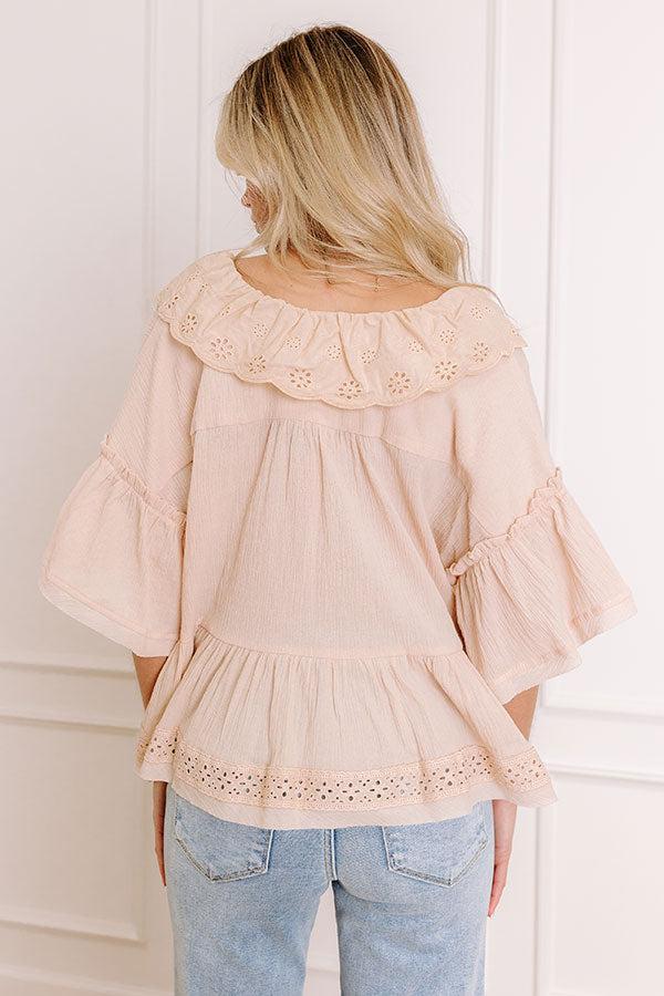 Sedona Sunrise Eyelet Babydoll Top Product Image
