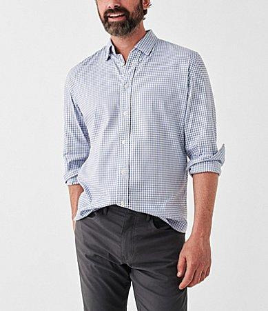 Faherty Performance Stretch Movement Plaid Long Sleeve Woven Shirt Product Image