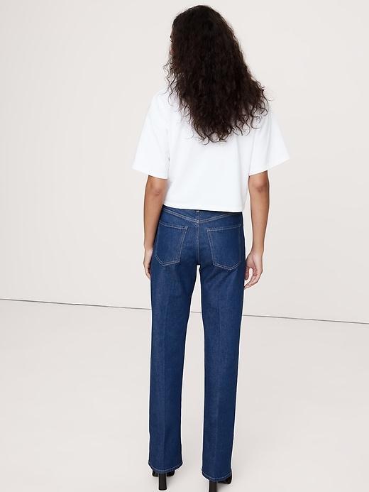 High-Rise Slim Bootcut Jean Product Image