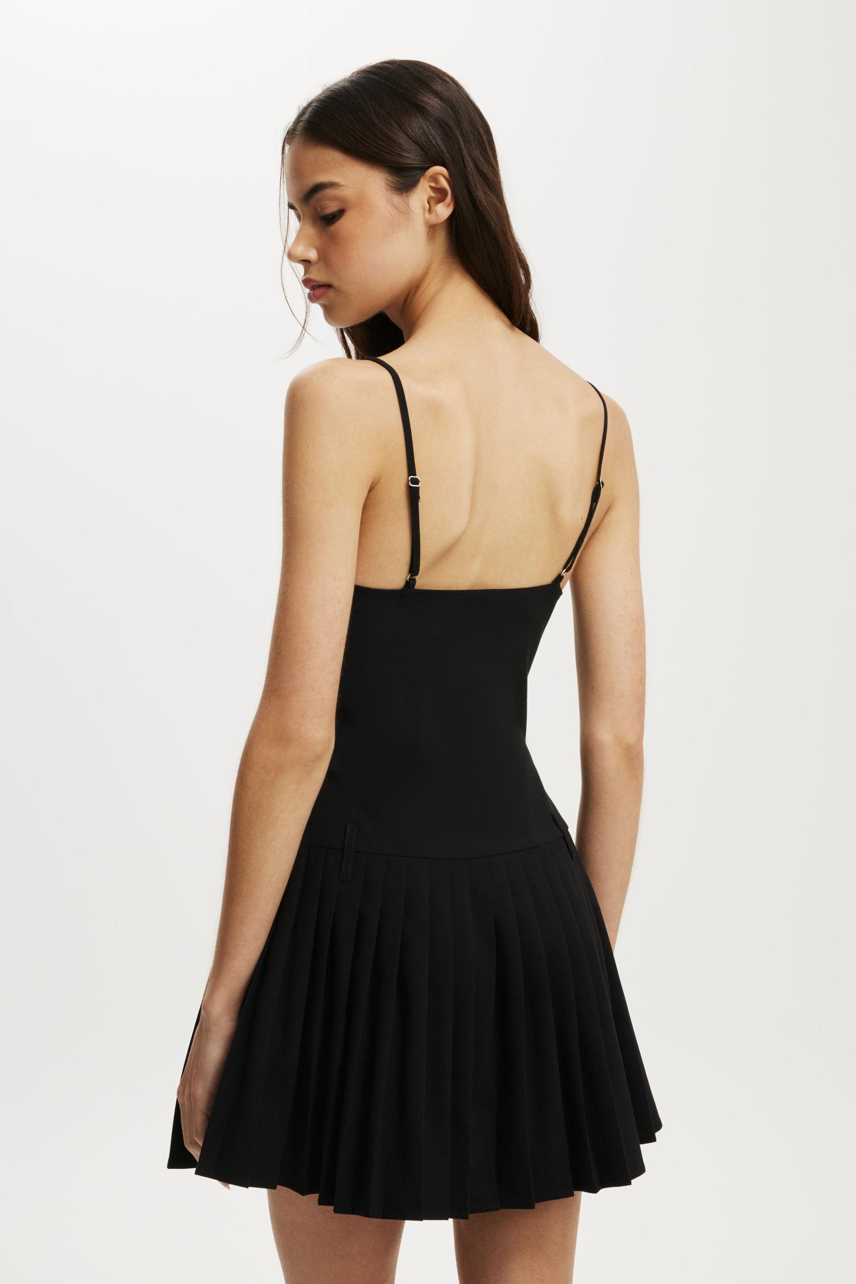 Luis Pleated Mini Dress Product Image
