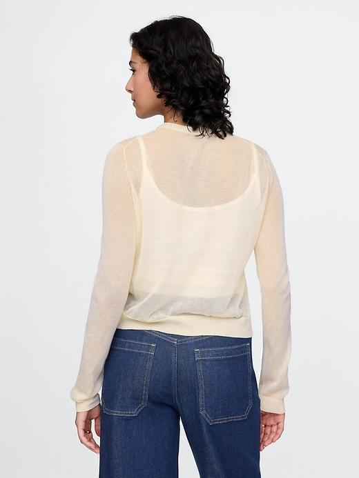 Recycled Sheer Cardigan Product Image