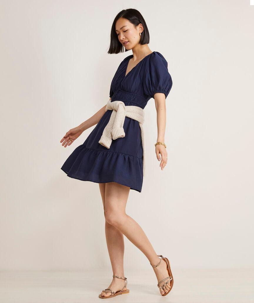 Marina Puff-Sleeve Mini Dress Product Image