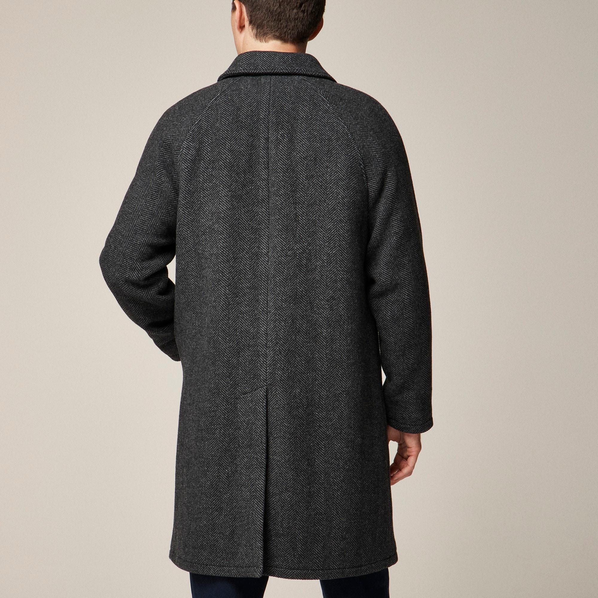 Rivington car coat in wool-blend herringbone Product Image