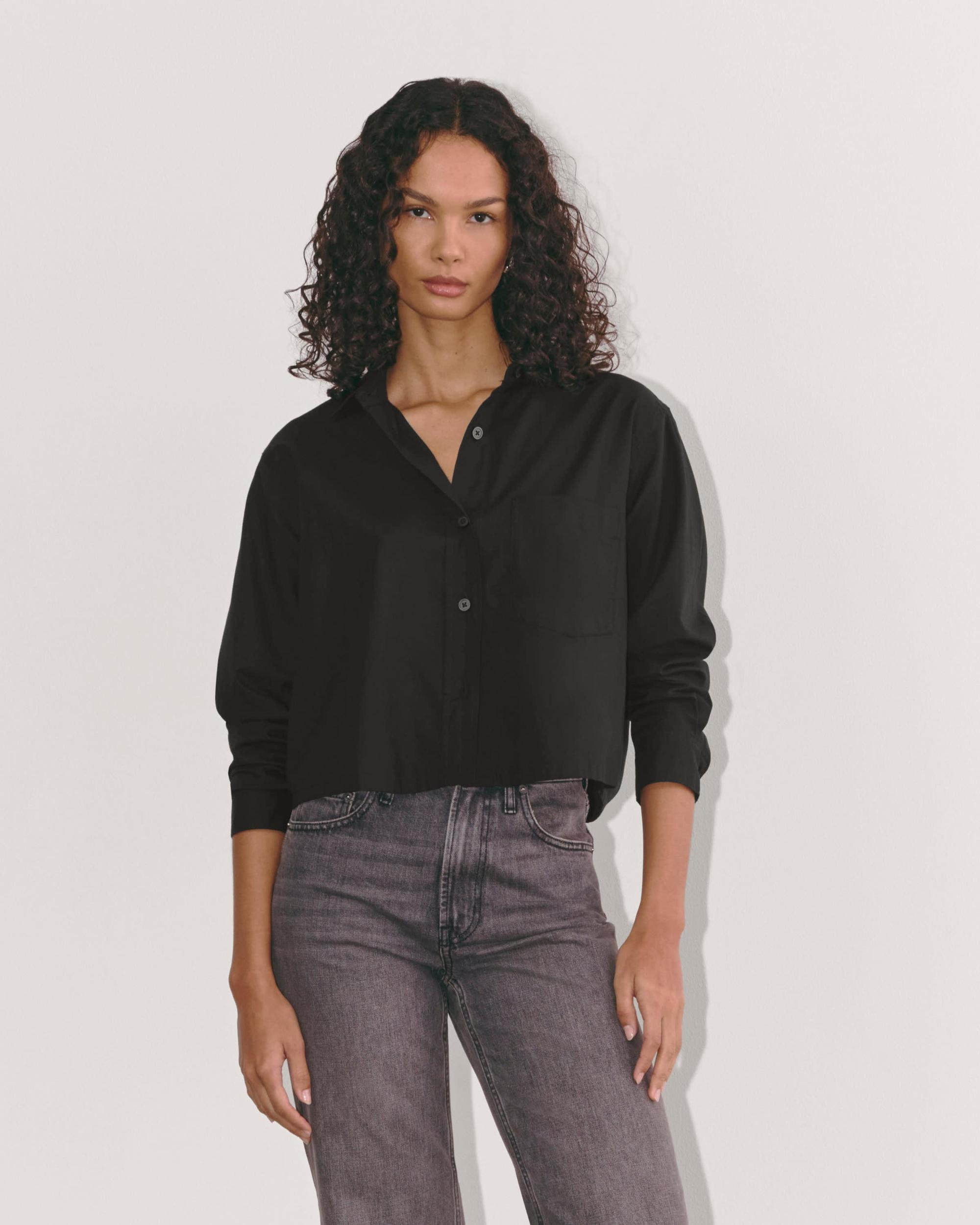 Womens Way-Short Shirt in Silky Cotton by Everlane Product Image